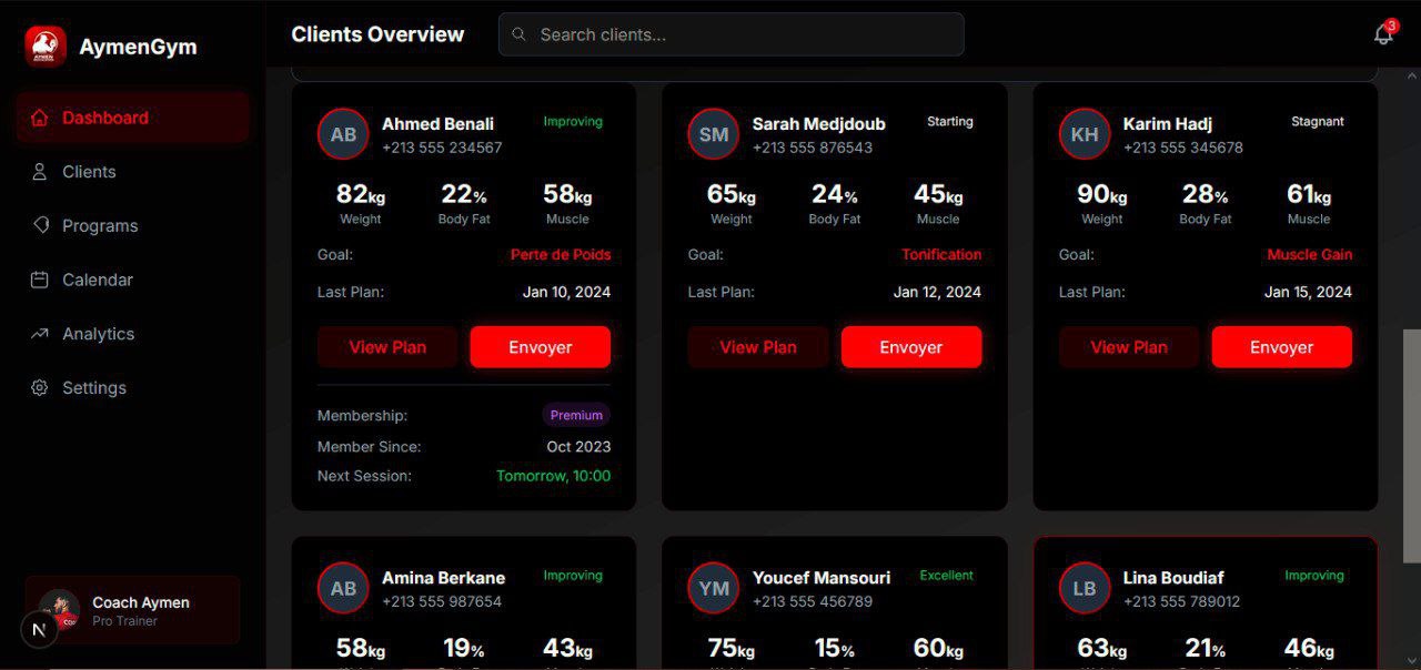 Online Coaching Dashboard image 2