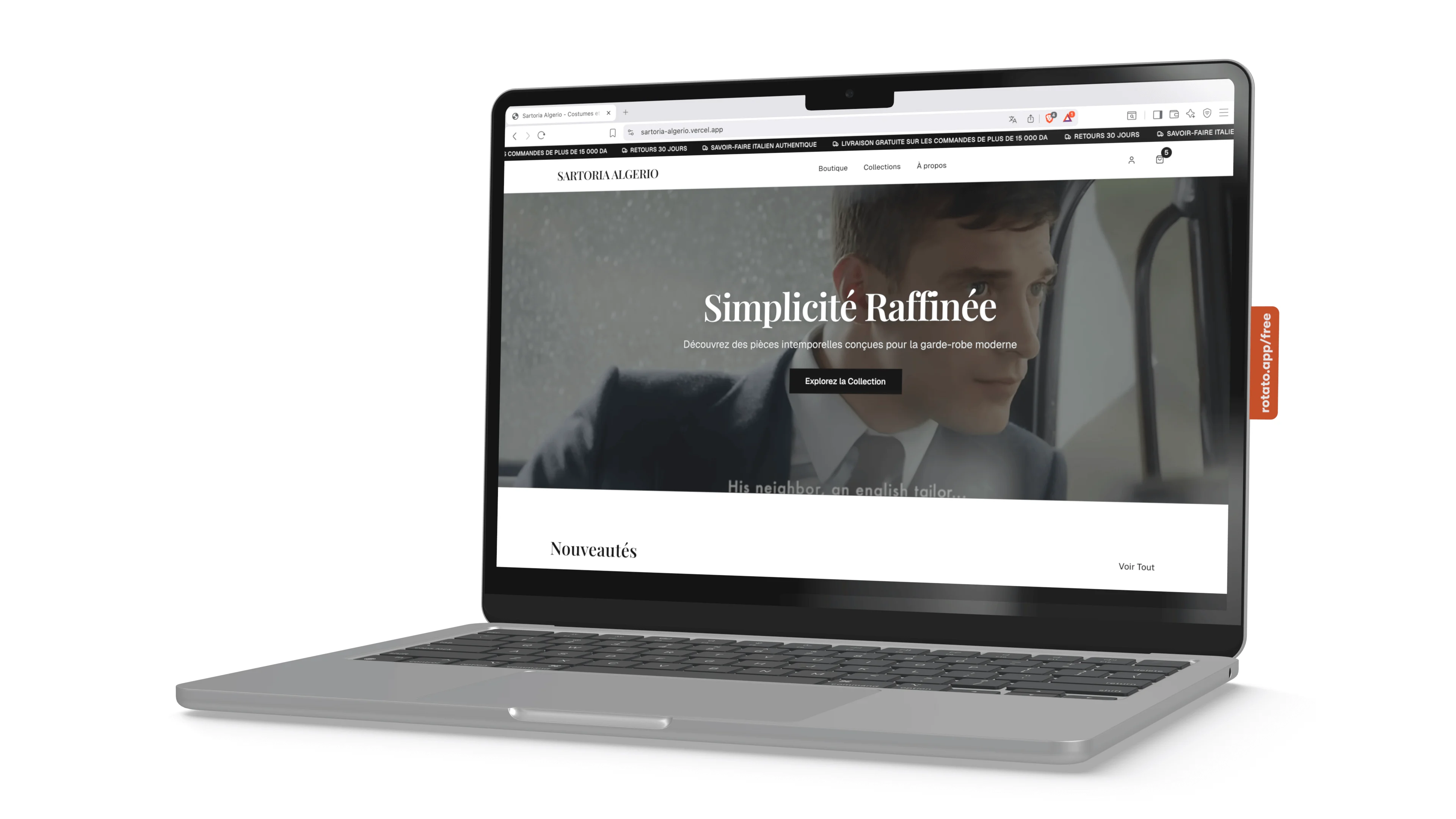 Premium e-commerce website image 1